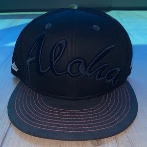 Fitted Hawaii 9Fifty Snapback New Era Hat Black | OS